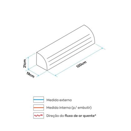 Imagem de Cortina de Ar - Springer - Com Controle Remoto - 120CM - 220V Monofásico