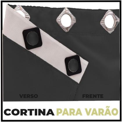 Imagem de Cortina de blackout 8,00x2,70 Berlim apartamento branco