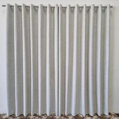 Imagem de Cortina De Linho Linhão Blackout 100% Sofisticada Para Quarto 3,00mx2,30m