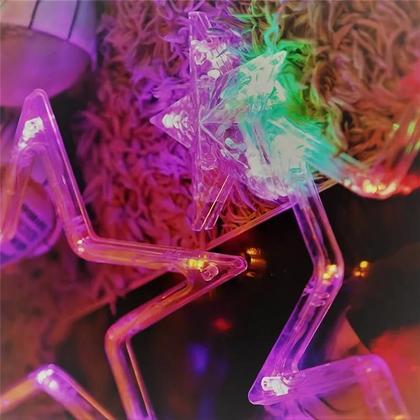 Imagem de Cortina de Luzes LED de 4,5m com 138 LEDs - Decoração de Natal, Casa, Quarto e Festa