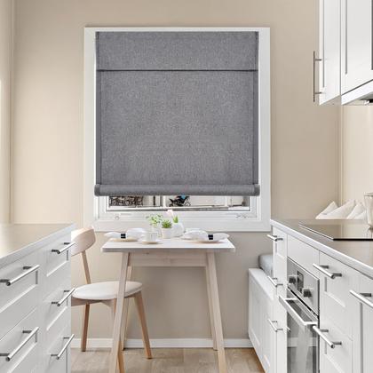 Imagem de Cortina de porta BETTELOOM Betteloom 100% Light Block Cinza escuro