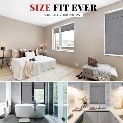 Imagem de Cortina de porta BETTELOOM Betteloom 100% Light Block Cinza escuro