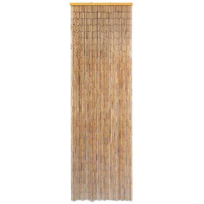 Imagem de Cortina de porta para insetos de bambu VidaXL 56x185cm Anti Mosquito