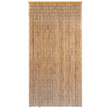 Imagem de Cortina de porta para insetos VidaXL Bamboo Anti Mosquito 100x200cm