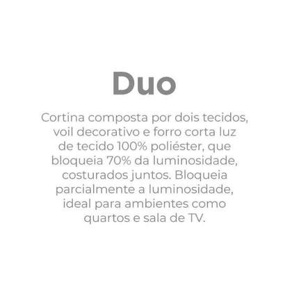 Imagem de Cortina Duo 5,40 x 2,80 m Mônaco Branco Bella Janela