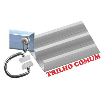 Imagem de Cortina Elegance Trilho Comum Semi Blackout 4x2,50M Vermelho