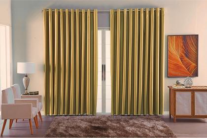 Imagem de cortina ellegance quarto sala blackout em tecido 2,70x1,80