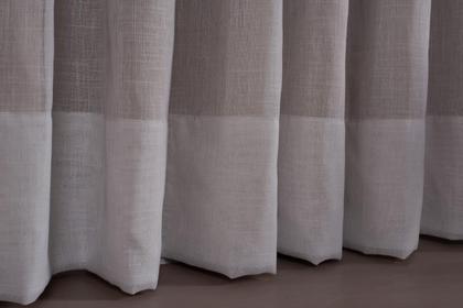 Imagem de Cortina Gaze De Linho Blackout 3,0Mx2,7M Sala/Quarto P Varão