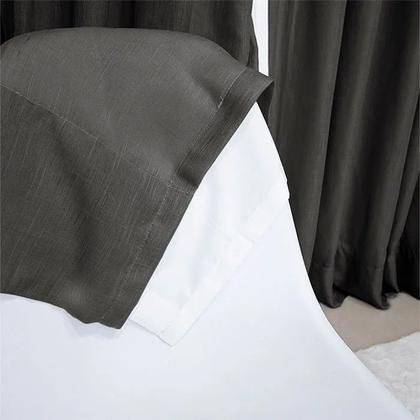 Imagem de Cortina Gaze de linho Com Forro 4,00X2,60 Para Varão - Sala/Quarto