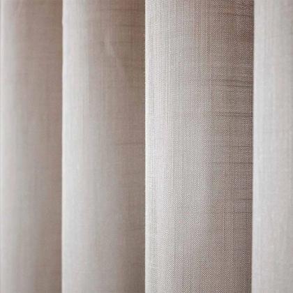 Imagem de Cortina Gaze de linho Com Forro 4,00X2,60 Para Varão - Sala/Quarto