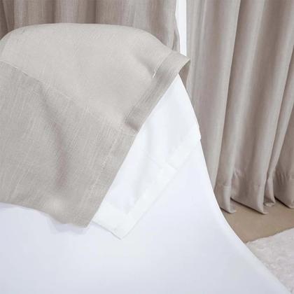 Imagem de Cortina Gaze de linho Com Forro 4,00X2,60 Para Varão - Sala/Quarto