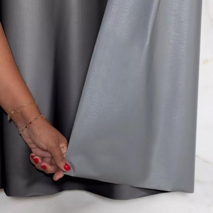 Imagem de Cortina Impermeável Para Box de Banheiro 1,40 x 1,80 PVC Varias Cores