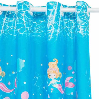 Imagem de Cortina Infantil Basic Com Forro Blackout Estampas Meninas 2,00 x 1,80 Santista