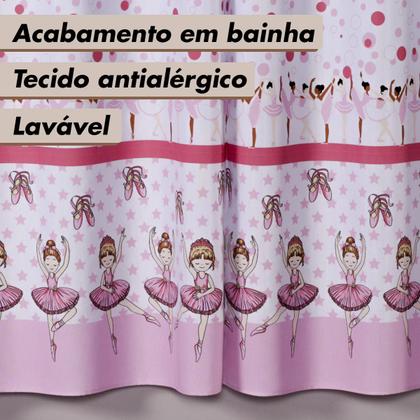 Imagem de Cortina Infantil Estampada 2,80 x 1,40 Linhão Para Bebê