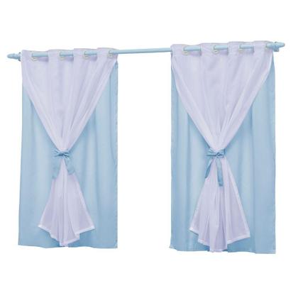 Imagem de Cortina Infantil Para Quarto Bebê 2,20x1,30 com Varão Teen