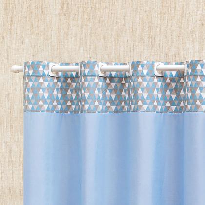 Imagem de Cortina Infantil Para Quarto Bebê Ilhós Estampada Menino Menina Varão Simples 2x1,70m