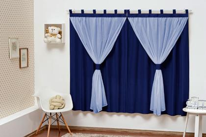 Imagem de Cortina Infantil Para Quarto De Bebe Com Voil