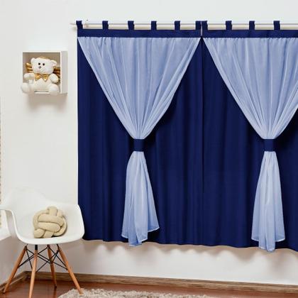 Imagem de Cortina Infantil Para Quarto De Bebe Com Voil