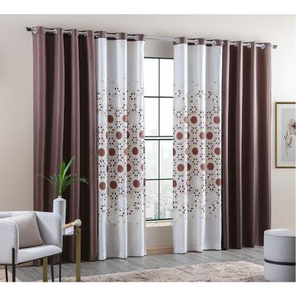 Imagem de Cortina Linha Combinada 300x250cm Tunes Casa Doro Sultan