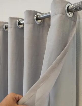Imagem de Cortina Linho Com Blackout Para Varal 6,00x2,50