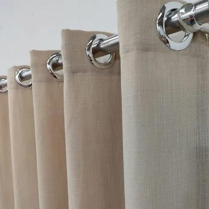 Imagem de Cortina Linho Com Blackout Para Varal 6,00x2,50