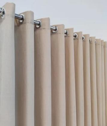 Imagem de Cortina Linho Com Blackout Para Varal 6,00x2,50
