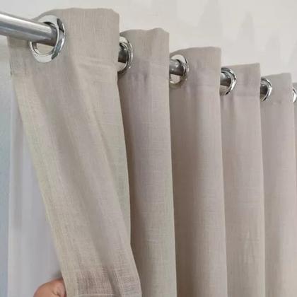 Imagem de Cortina Linho Com Forro Para Varão 3,00x1,80