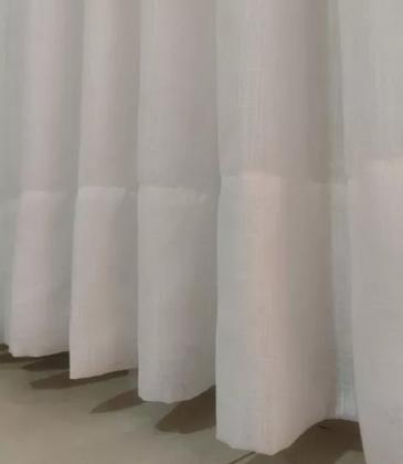 Imagem de Cortina Luxuosa Linho Com Forro Para Sala Wave 7,00x2,60