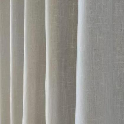 Imagem de Cortina Luxuosa Para Quarto Linho E Blackout 100% Com Ilhós