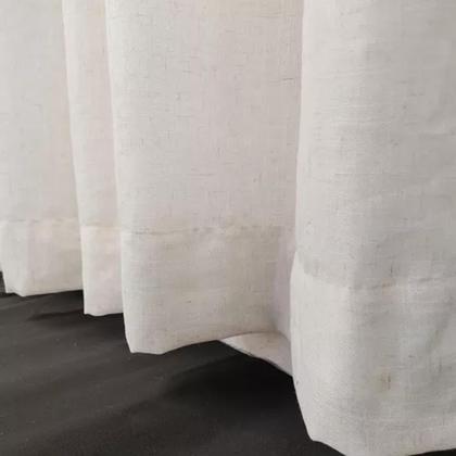 Imagem de Cortina Luxuosa Para Quarto Linho E Blackout 100% Com Ilhós