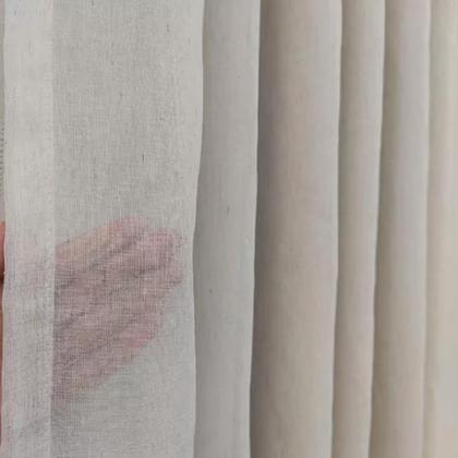 Imagem de Cortina Luxuosa Para Quarto Linho E Blackout 100% Com Ilhós