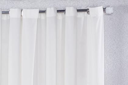 Imagem de Cortina Malha Gel Lisa Com Ilhós Cromado 2,00x1,60m Para Janela de Quarto Sala Eventos