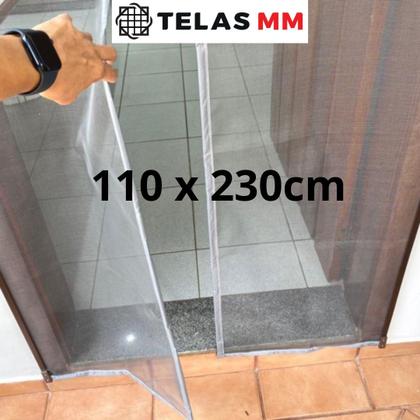 Imagem de Cortina Mosquiteira Magnética - Kit 110 X 230cm (marrom)
