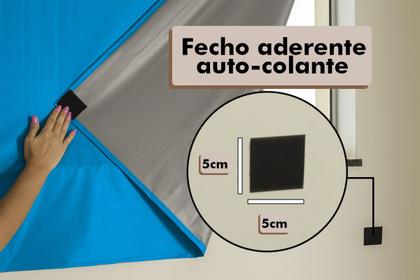 Imagem de Cortina Painel Blackout com VeIcro para Sala Quarto Cozinha Varias Cores