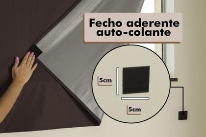 Imagem de Cortina Painel Blackout com VeIcro para Sala Quarto Cozinha Varias Cores