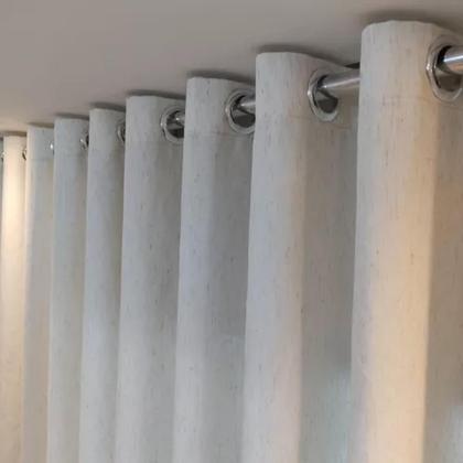 Imagem de Cortina Para Pé Direito Alto No Linho Com Forro 6,00x3,00