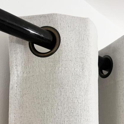 Imagem de Cortina Para Quarto Blackout em Tecido Linho 300x220cm 100% Bloqueio de Luz