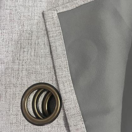 Imagem de Cortina Para Quarto Blackout em Tecido Linho 300x220cm 100% Bloqueio de Luz