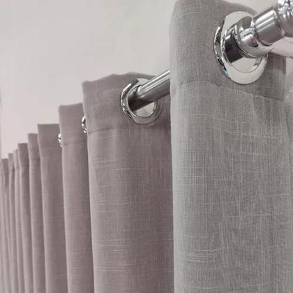 Imagem de Cortina Para Sala No Linho Com Forro Blackout 100% 4,00x2,50