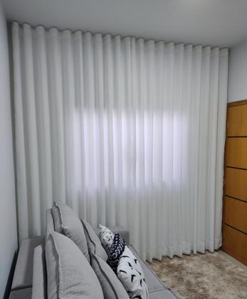 Imagem de Cortina Para Sala/Quarto/Janela/Porta De Linho Com Microfibra Para Trilho Suiço 4,00x2,60