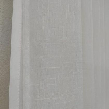 Imagem de Cortina Para Sala Quarto Porta Linho Com Forro 6,00x2,60