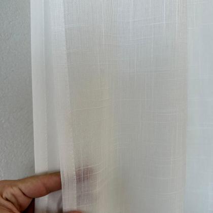 Imagem de Cortina Para Sala Quarto Suíte De Voil Linho Com forro Microfibra 5,00x2,60