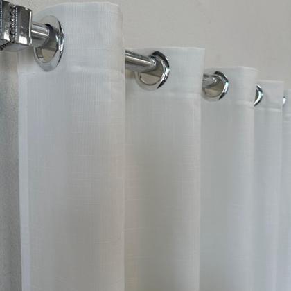 Imagem de Cortina Para Sala Quarto Suíte De Voil Linho Com forro Microfibra 5,00x2,60