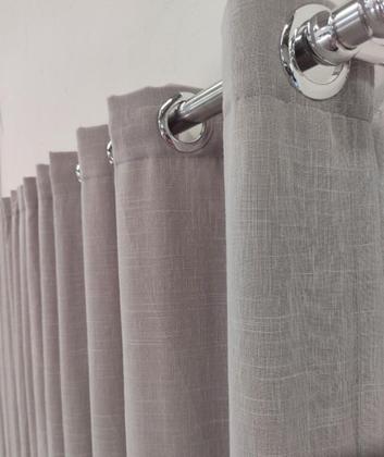 Imagem de Cortina Para Sala/Quarto Voil Linho Com Forro Microfibra 2,00x2,40