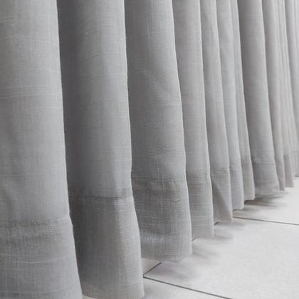 Imagem de Cortina Para Suíte/Quarto De Voil Gaze Linho Com Forro Em Blackout 8,00x2,80