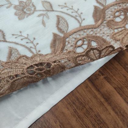 Imagem de Cortina Para Suíte Voil Guipir Com Forro Microfibra 2,00x2,50