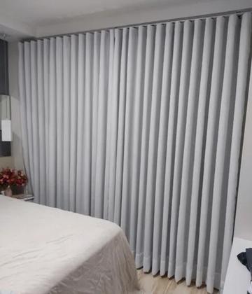 Imagem de Cortina  Para Trilho Suíço Duplo Linho E blackout 6,00x2,70