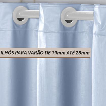 Imagem de Cortina Pequena Para Janela 1,40x1,60 Quarto Azul