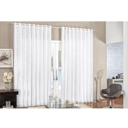 Imagem de Cortina Pequena Renda Branca em Oferta para Quarto 2,00m x 1,70m Rendinha