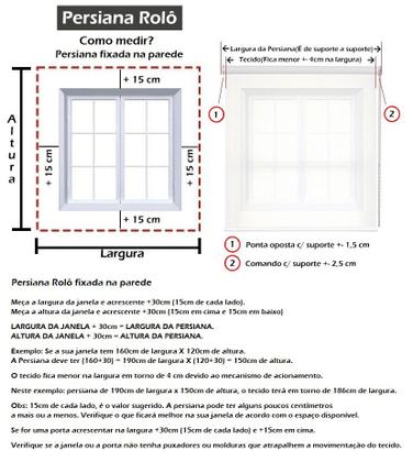 Imagem de CORTINA PERSIANA ROLO TELA SOLAR 3% 0,45 Larg X 0,60 Alt